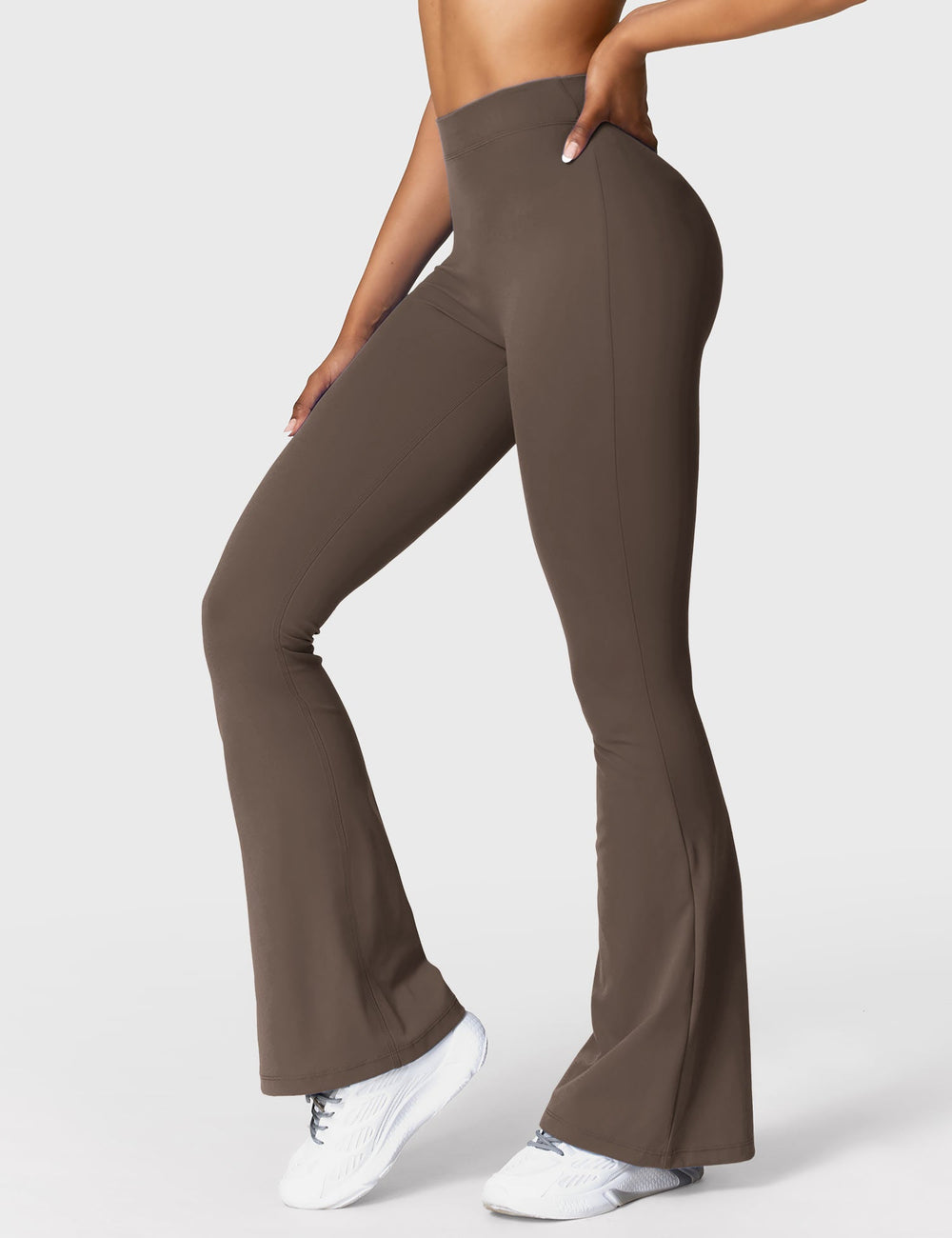 Mary | Leggings Évasés avec Effet Froncé