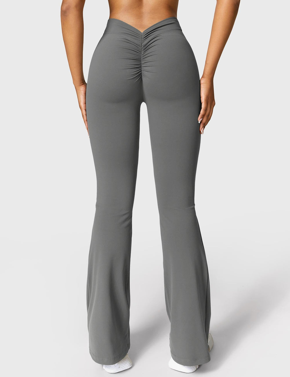 Mary | Leggings Évasés avec Effet Froncé