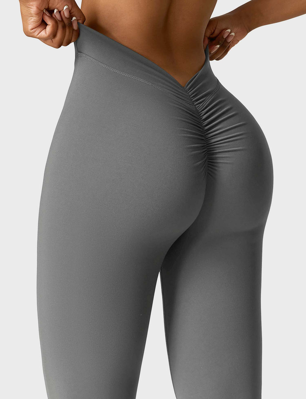 Mary | Leggings Évasés avec Effet Froncé