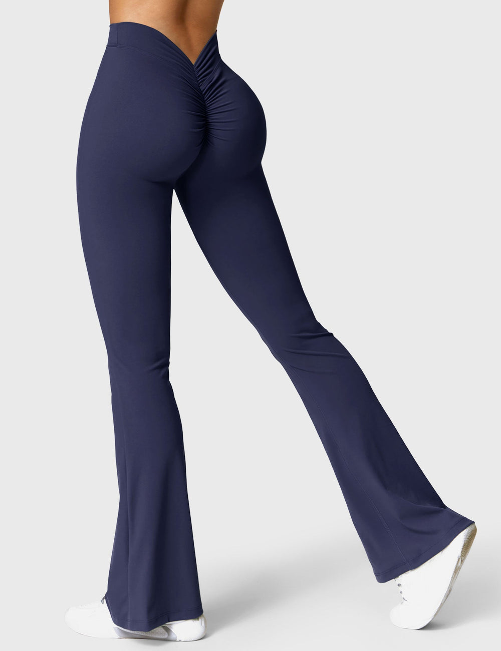 Mary | Leggings Évasés avec Effet Froncé