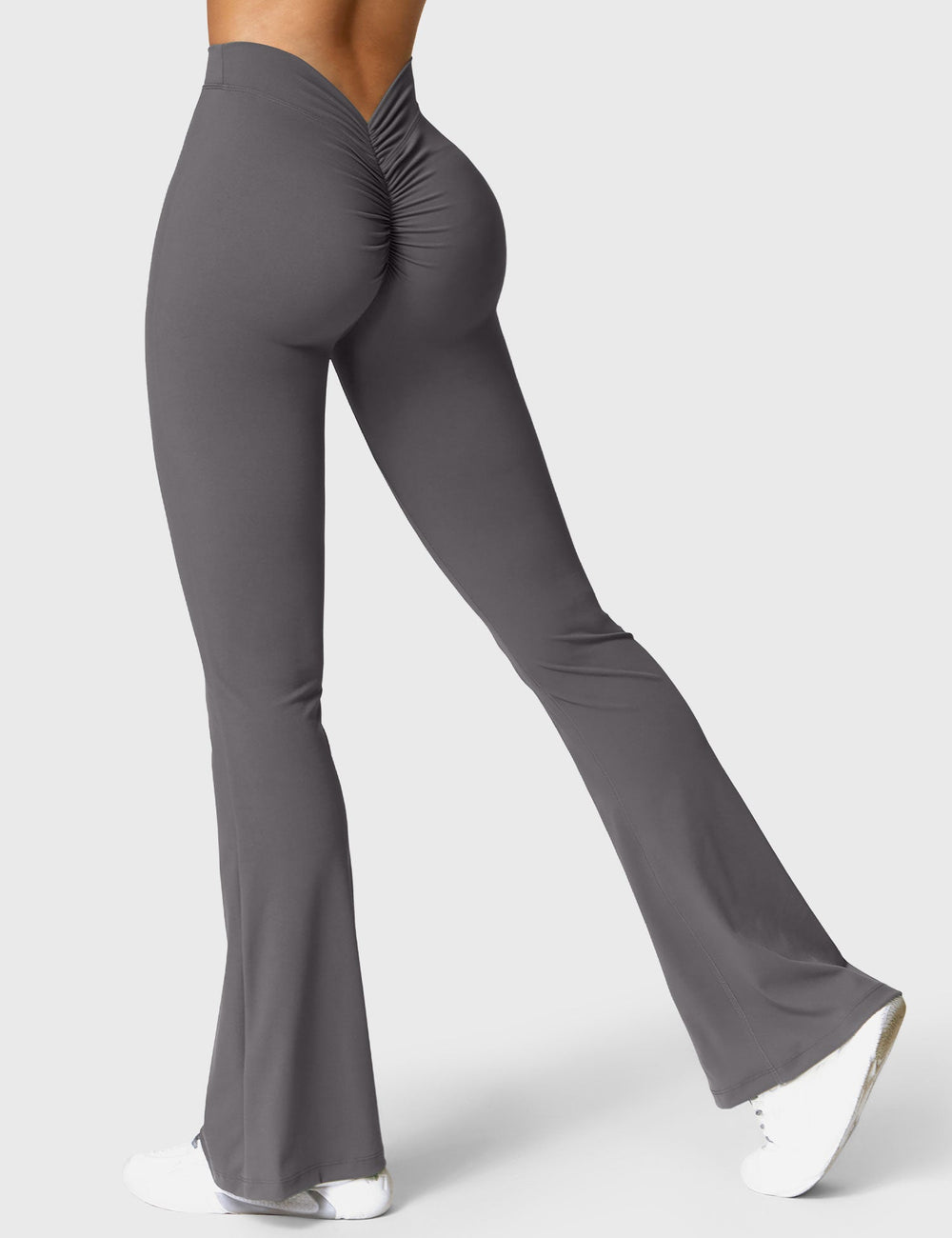 Mary | Leggings Évasés avec Effet Froncé