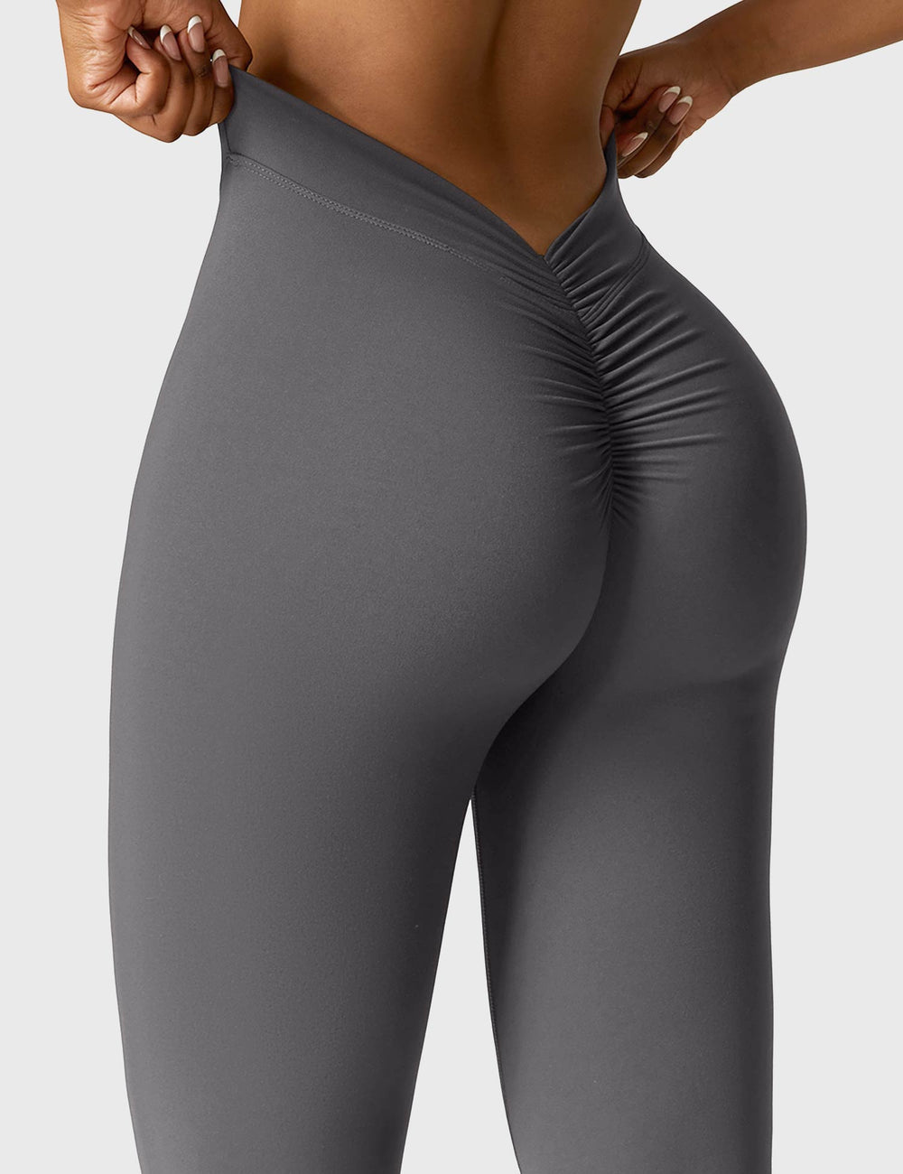 Mary | Leggings Évasés avec Effet Froncé