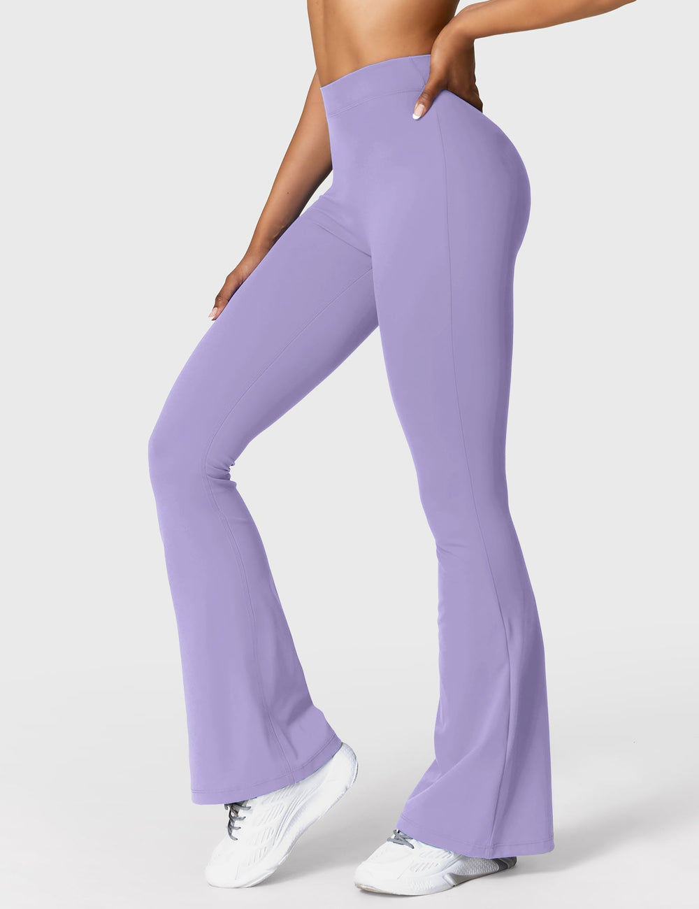 Mary | Leggings Évasés avec Effet Froncé