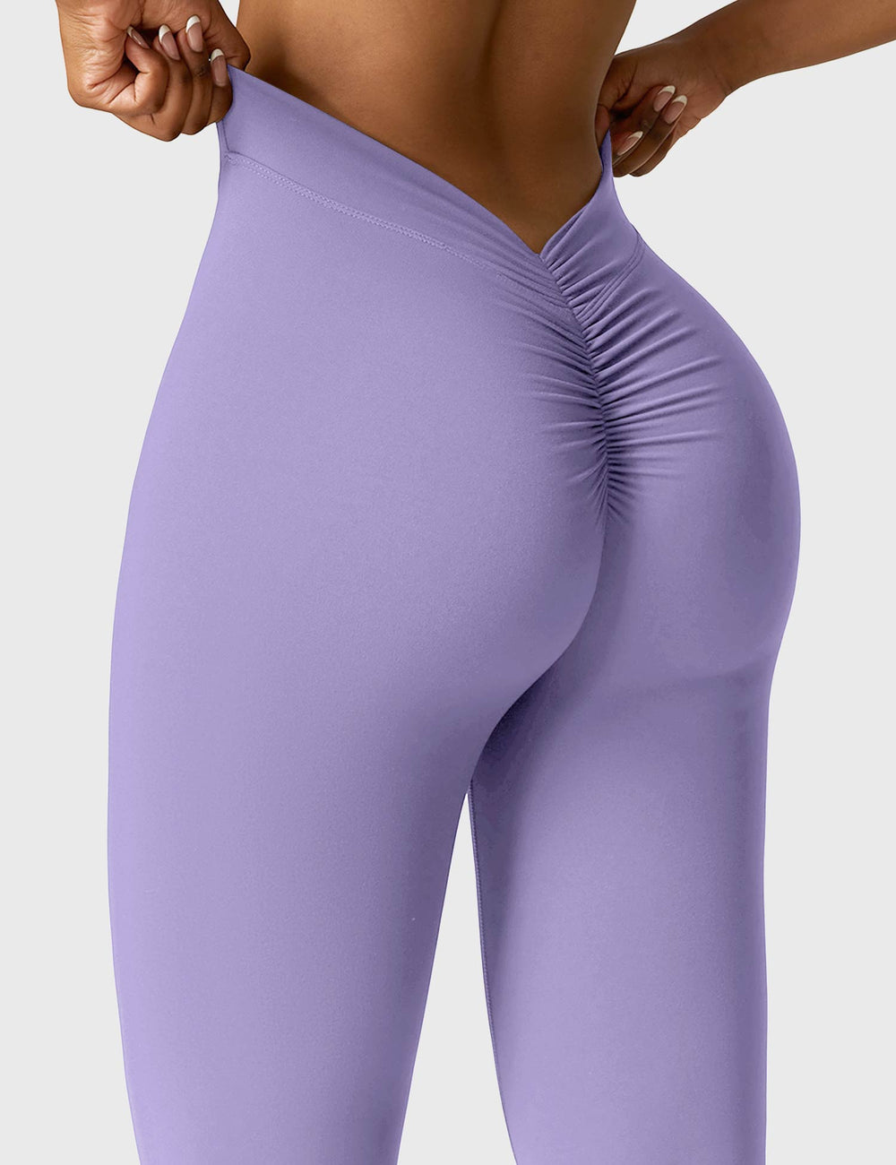 Mary | Leggings Évasés avec Effet Froncé