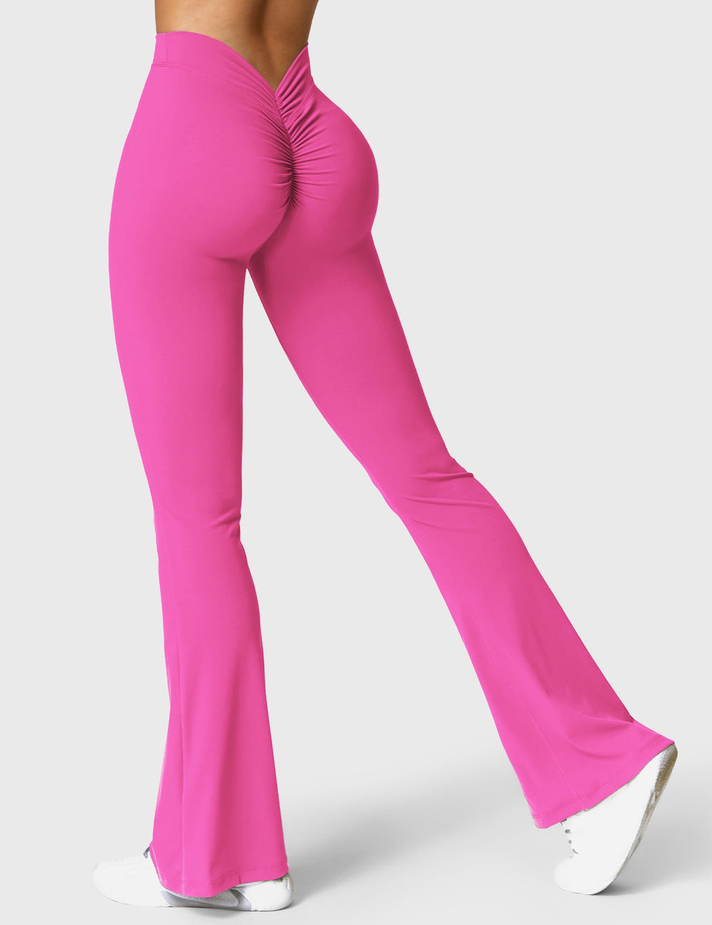 Mary | Leggings Évasés avec Effet Froncé