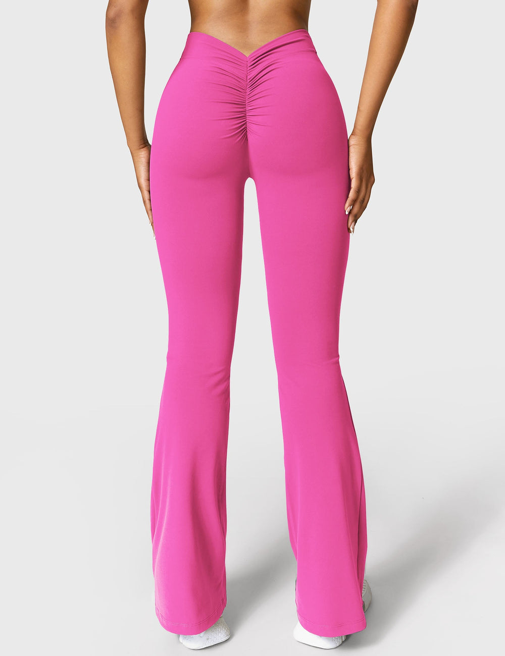 Mary | Leggings Évasés avec Effet Froncé