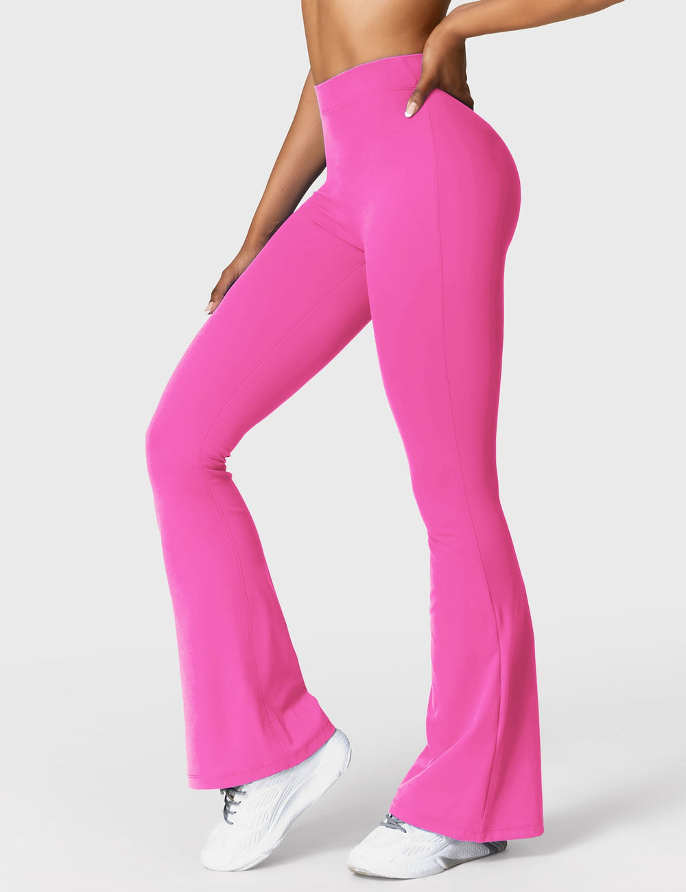 Mary | Leggings Évasés avec Effet Froncé
