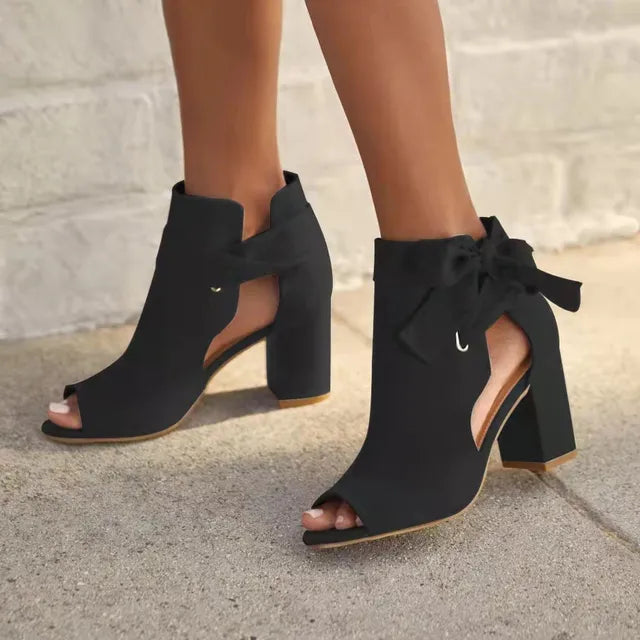 Odessah | Chic Tie-Up Ankle Boots
