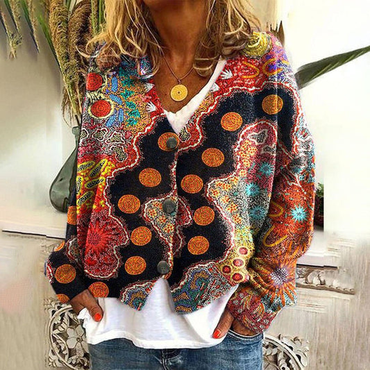 Jocelyn | Artistieke Gebreide Cardigan