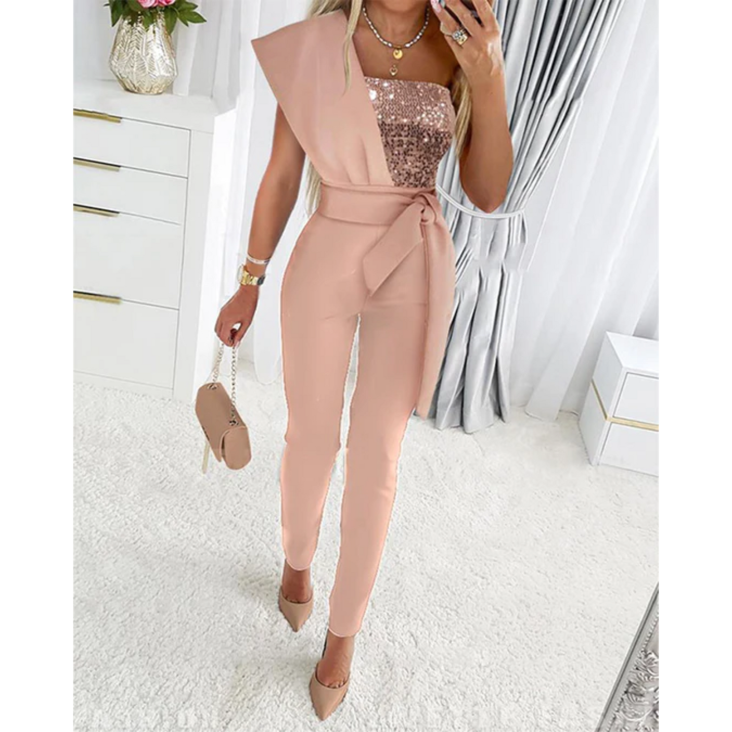 Stacy | Elegante Jumpsuit met Pailletten