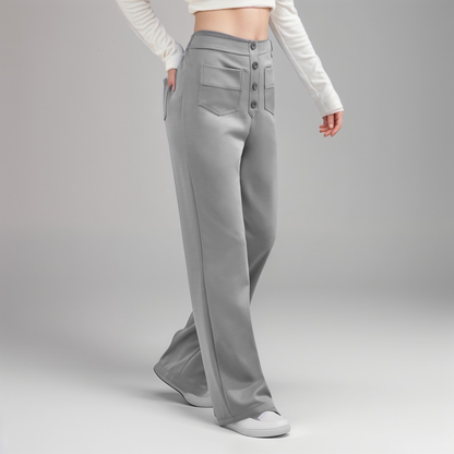 Scarlette | High-Waist Wide-Leg Broek