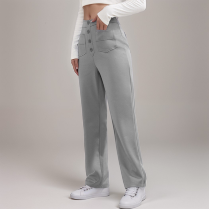 Scarlette | High-Waist Wide-Leg Broek
