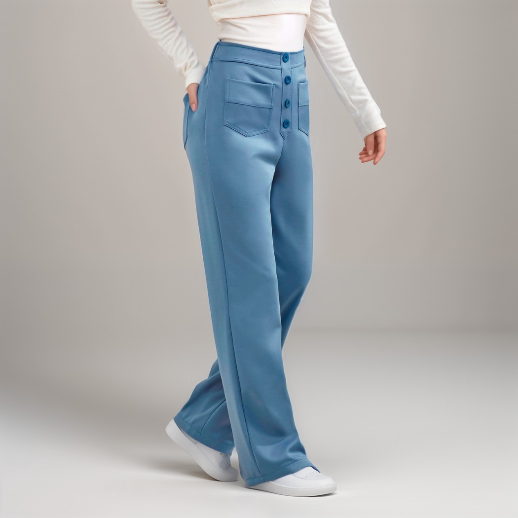 Scarlette | High-Waist Wide-Leg Broek