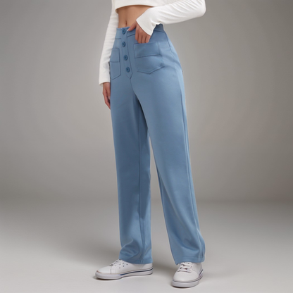 Scarlette | High-Waist Wide-Leg Broek
