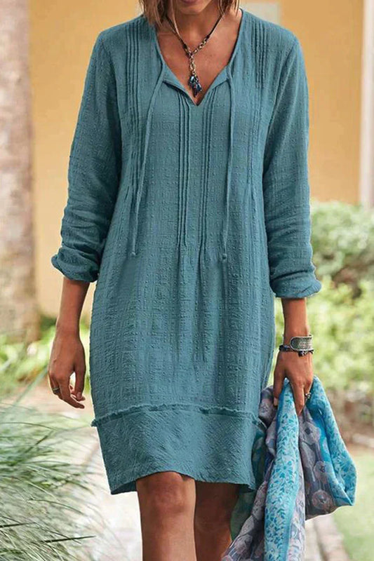 Elliott | Bohemian Cotton Tunic Dress