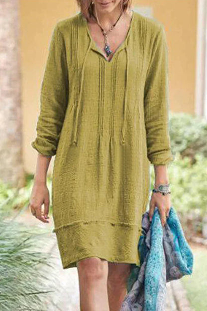 Elliott | Bohemian Cotton Tunic Dress