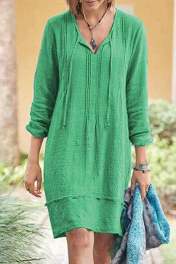 Elliott | Bohemian Cotton Tunic Dress