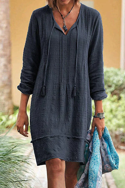 Elliott | Bohemian Cotton Tunic Dress