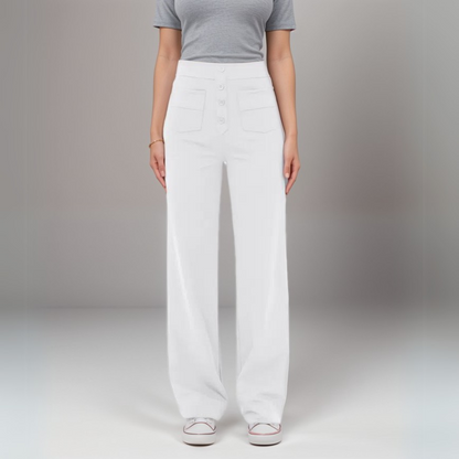 Scarlette | High-Waist Wide-Leg Broek