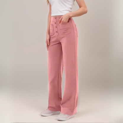 Scarlette | High-Waist Wide-Leg Broek