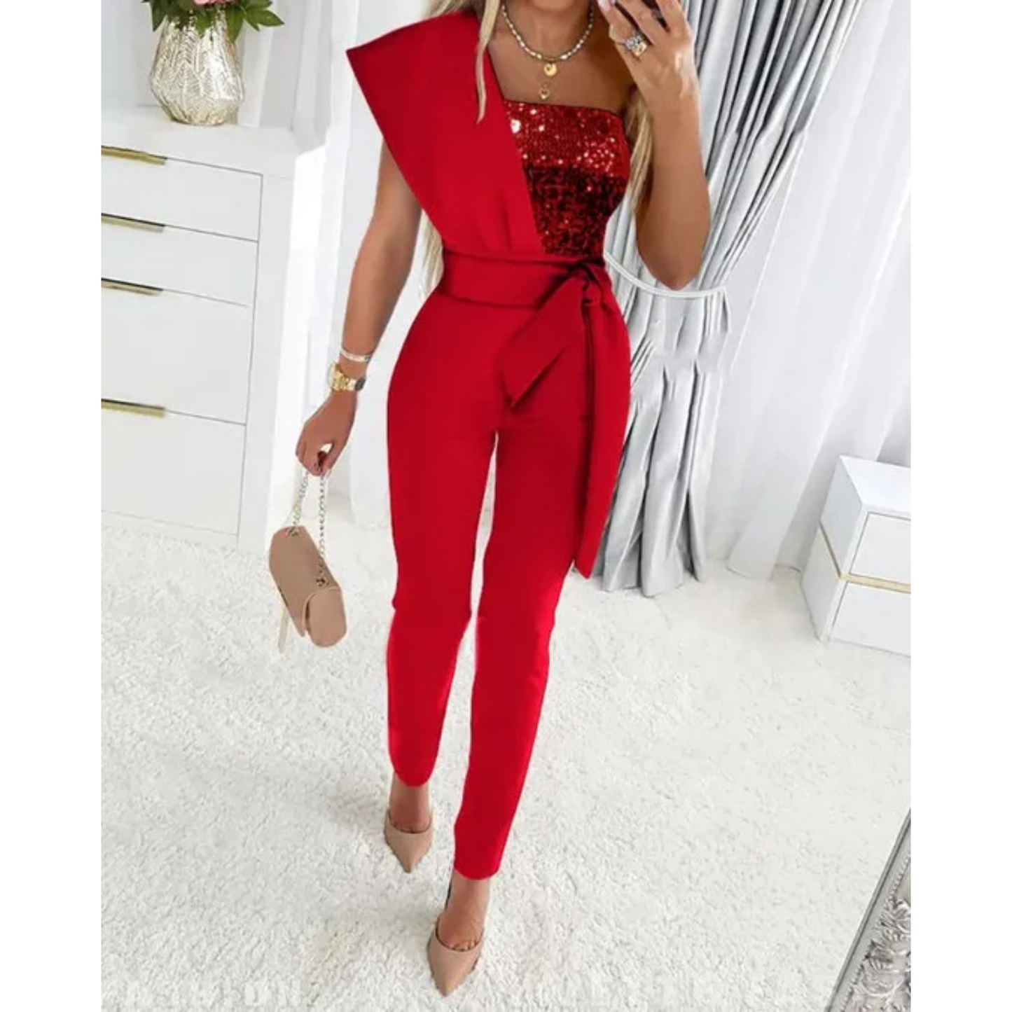 Stacy | Elegante Jumpsuit met Pailletten