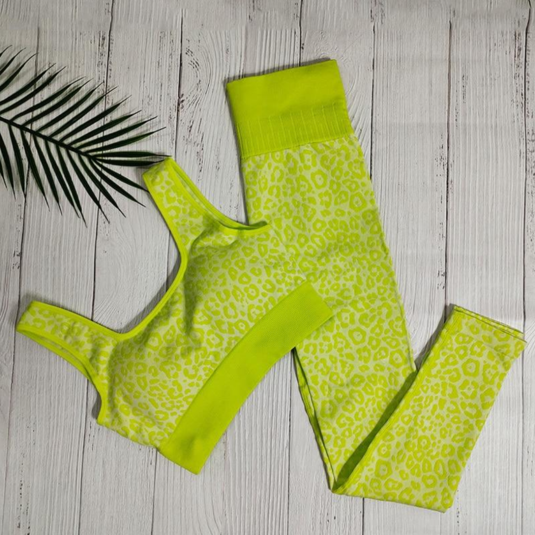 Vyla | Leopard Print Sports Set