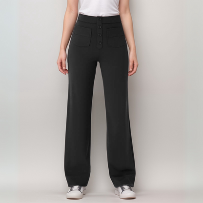 Scarlette | High-Waist Wide-Leg Broek