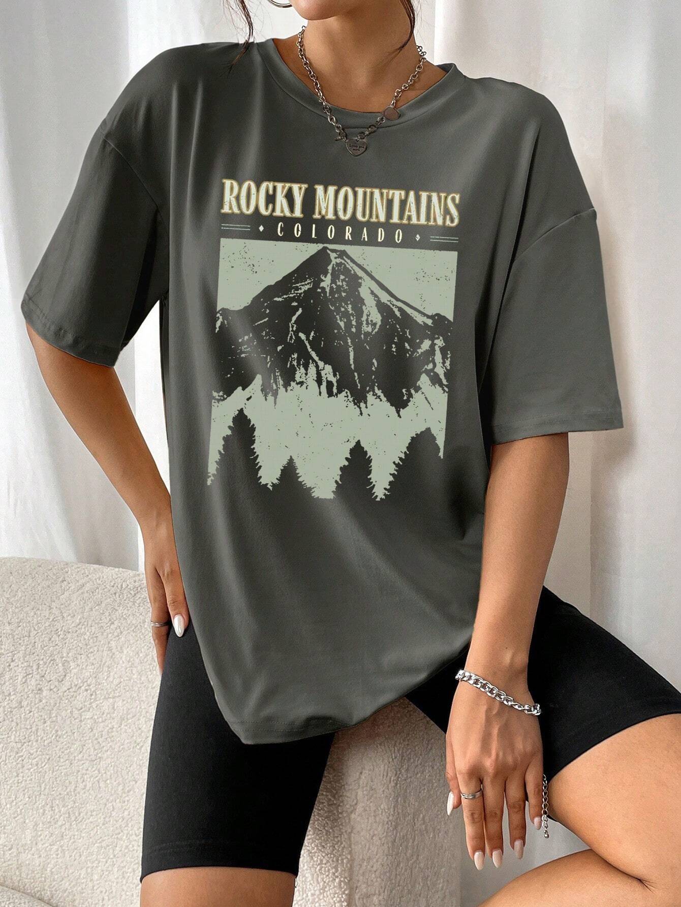 Stijlvolle Oversized Vrouwen T-shirt Met Print