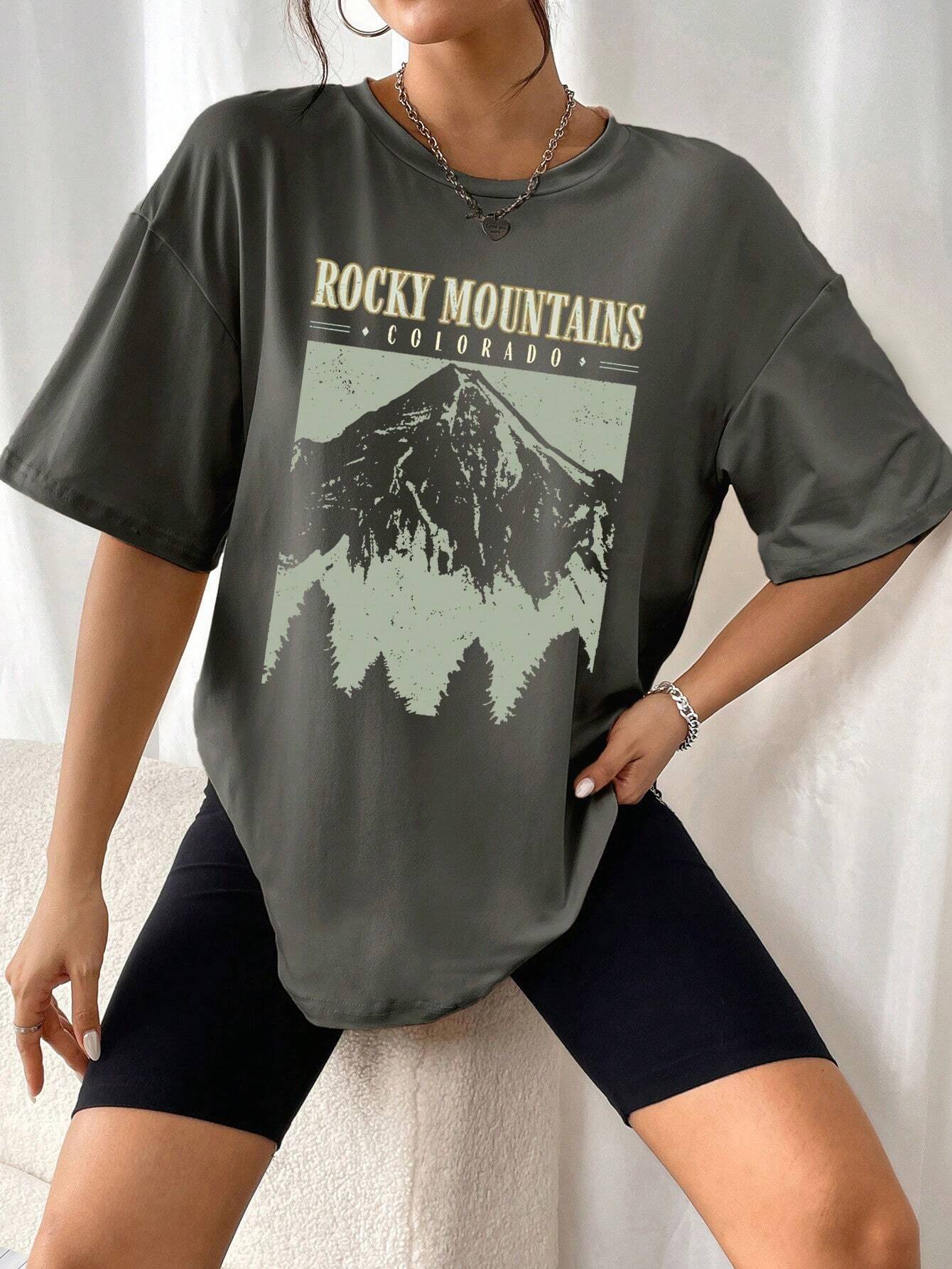 Stijlvolle Oversized Vrouwen T-shirt Met Print