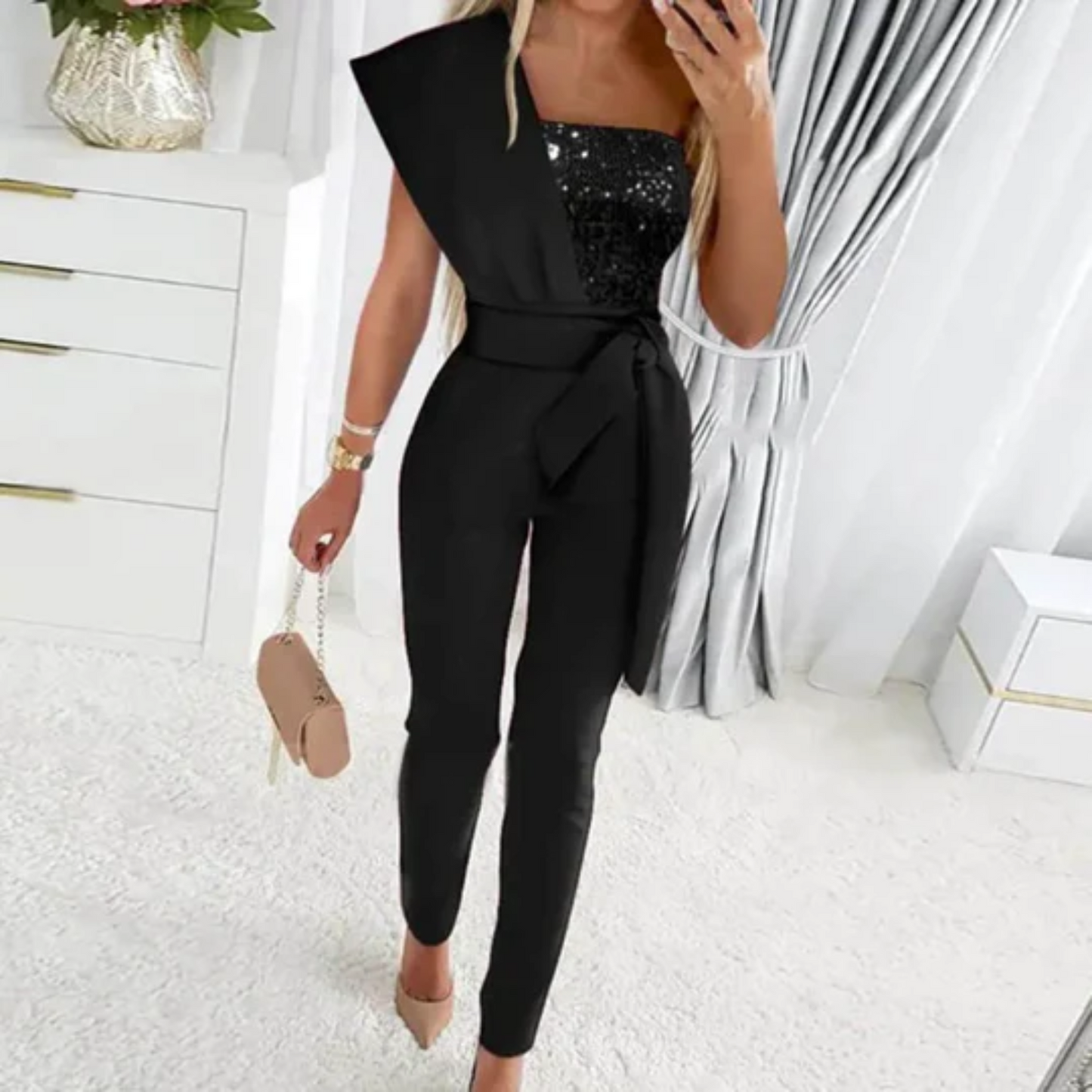Stacy | Elegante Jumpsuit met Pailletten