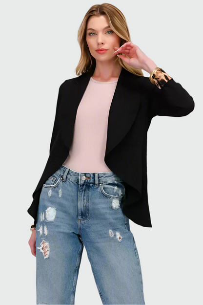 Taura | Casual Blazer met Panterdetail