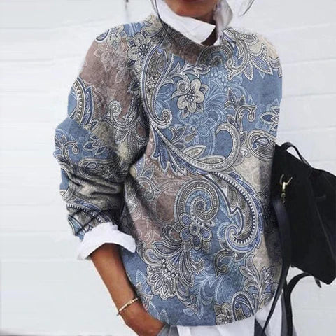 Meghan | Paisley Sweatshirt