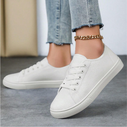 Stijlvolle Dames Sneakers met Luchtige Perforatie