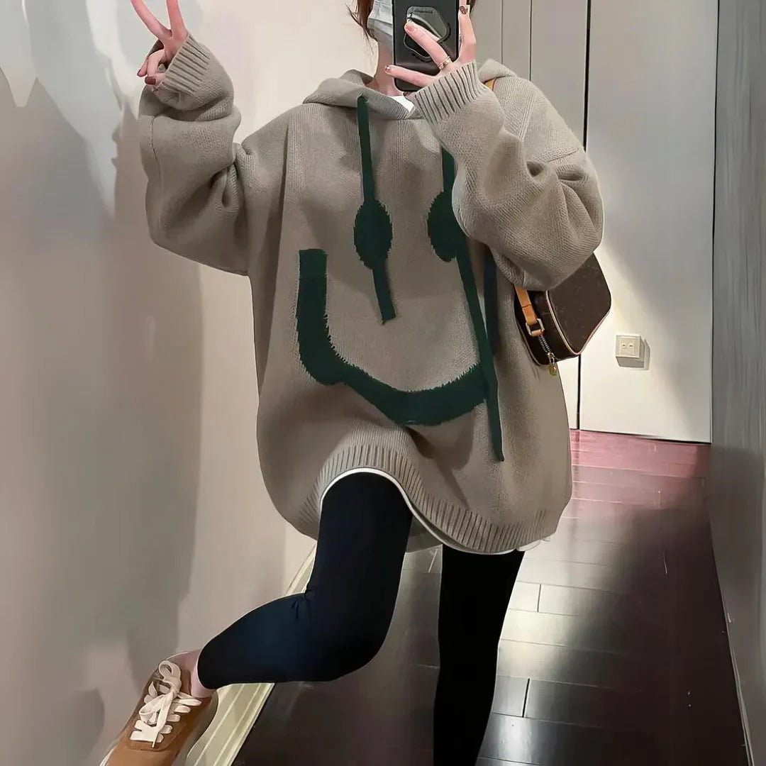 Oversized Comfortabele Hoodie met Lange Mouwen