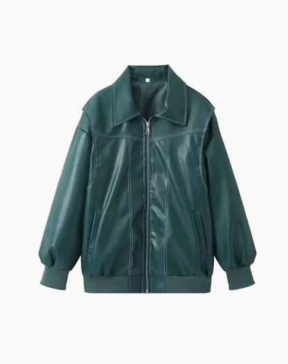 Charlot | Oversized Jack met Rits en Elegante Look