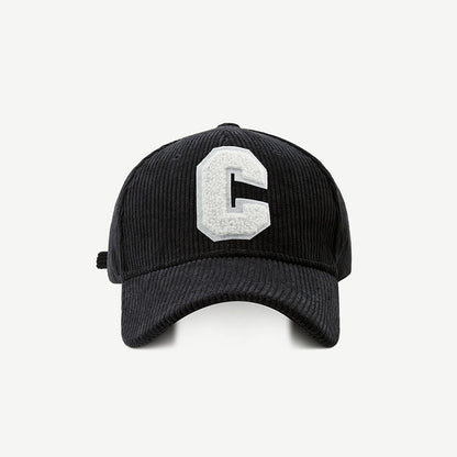 Cyndi | Corduroy Baseball Cap met 3D C-Patch