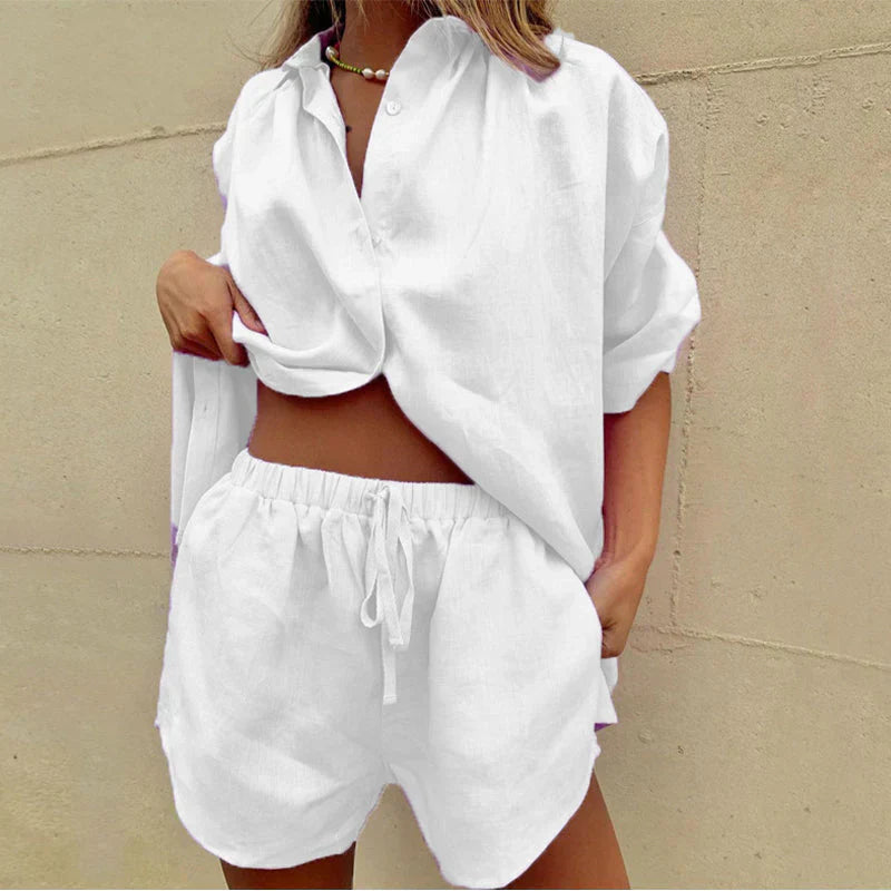 Franyeli | Set van Blouse en Korte Broek