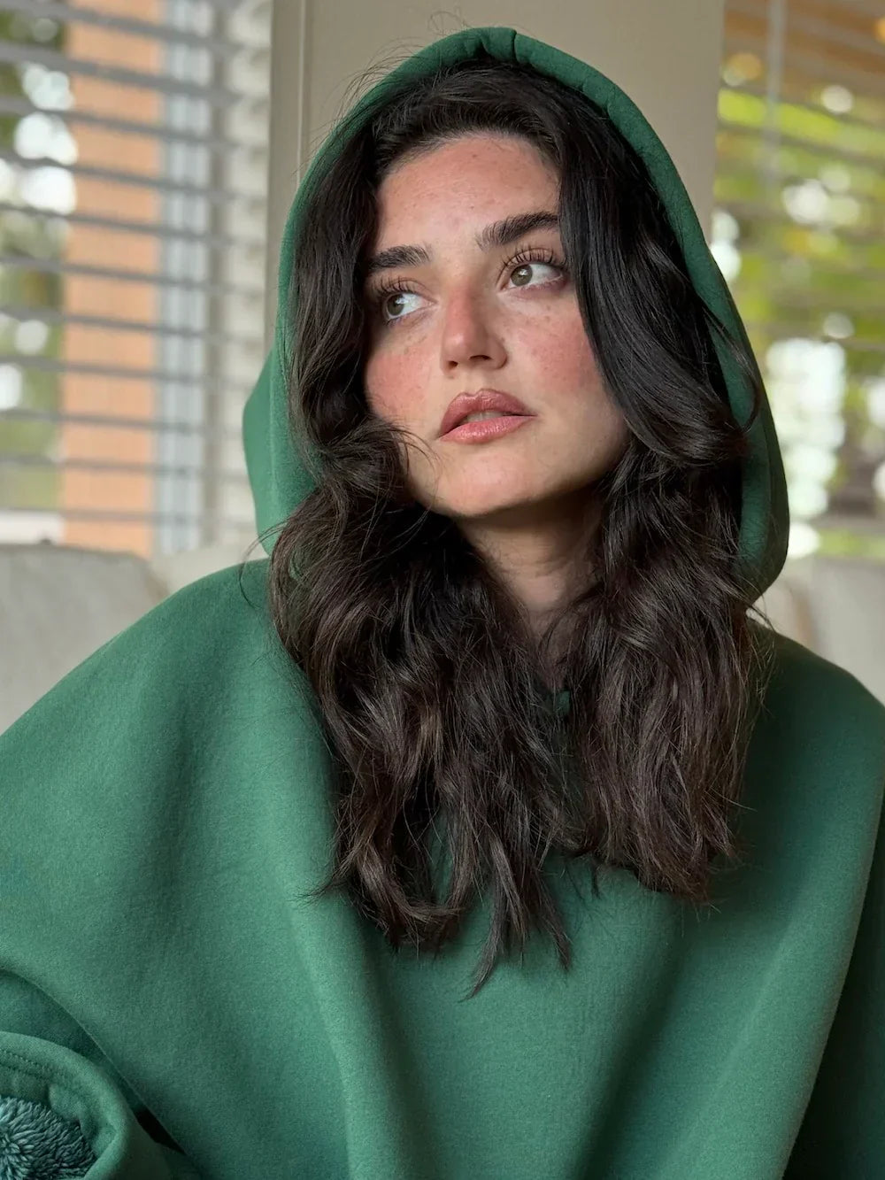 Cadie | Warme Oversized Cape met Capuchon