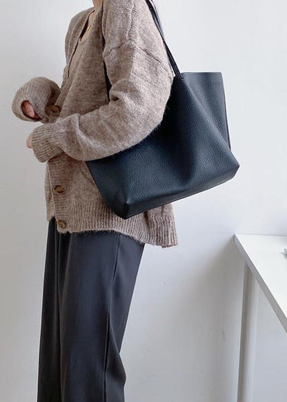 Brionee | Lederen Shopper Tas - Groot