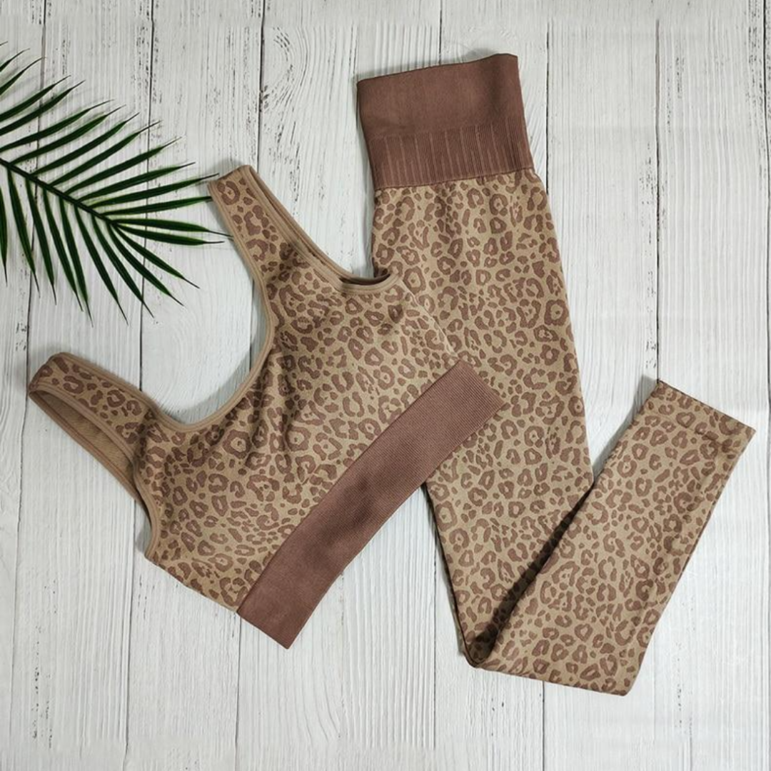 Vyla | Leopard Print Sports Set