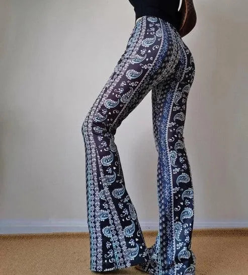 Candence | Printed Flared Pants