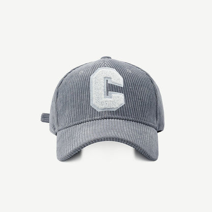 Cyndi | Corduroy Baseball Cap met 3D C-Patch