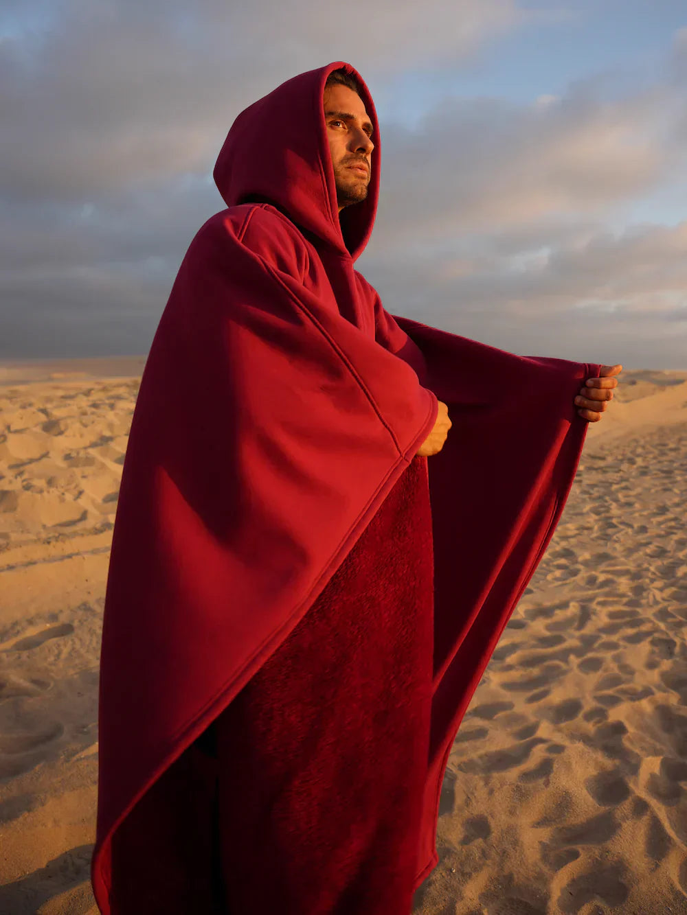 Cadie | Warme Oversized Cape met Capuchon