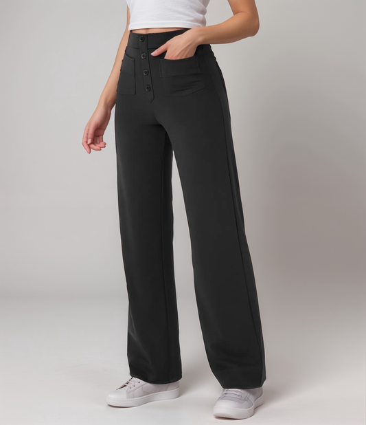 Scarlette | High-Waist Wide-Leg Broek