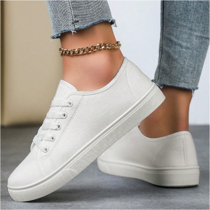 Stijlvolle Dames Sneakers met Luchtige Perforatie