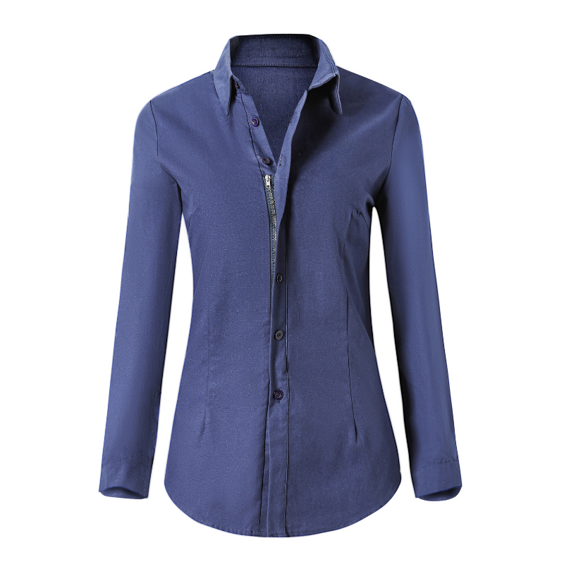Blouse classique tendance pour femme à manches longues
