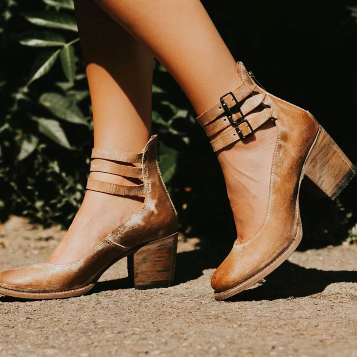Misa | Leather Ankle Boots