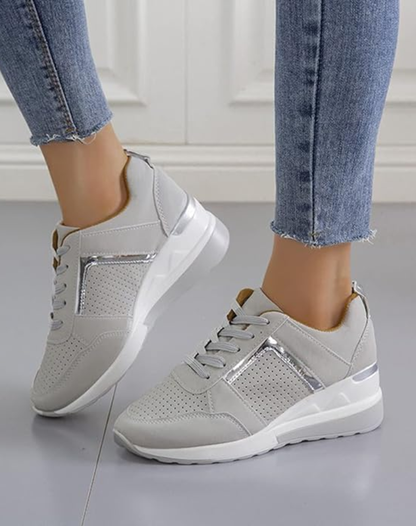 Comfortable Women's Sneakers with Elevated Sole