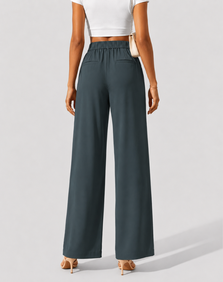 Carlein | Wijde High-Waisted Broek