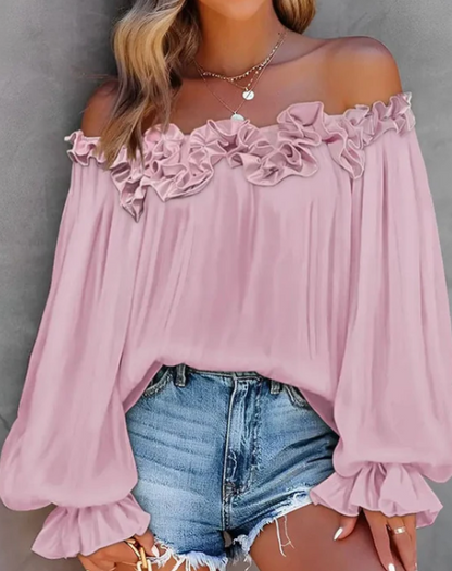 Liliah | Off-Shoulder Ruffle Blouse